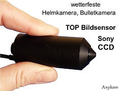 Farb Bulletkamera pinhole Kamera Sony CCD 420TVL 0,5Lux