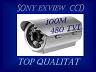 Farb 100m Nachtsichtkamera Sony CCD 480TVL vario f=6-60