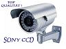 50m Nachtsicht Infrarot Überwachungskamera Sony CCD 540TVL vario f=4-9 Halter