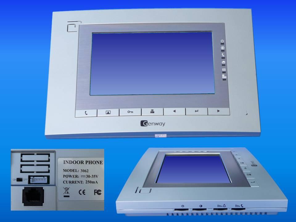 Innenstation der Türsprechanlage mit Farbmonitor