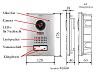 Türstation DT-596KP, Code, Edelstahl, Aufputz