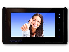 Innenstation  für Video Türsprechanlagen mit 7Zoll Monitor Bildspeicher DT27SD-B