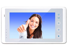 Innenstation  für Video Türsprechanlagen mit 7Zoll Monitor Bildspeicher DT27SD-W