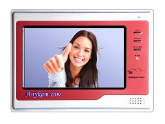Innenstation mit 7" Monitor Bildspeicher DT692SD Rot