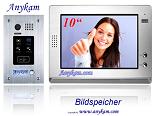 Video Türsprechanlage Gegensprechanlage Karte Bildspeicher 10-Zoll DT596FID+21SD