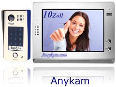 Video Türsprechanlage Gegensprechanlage Code Bildspeicher 10-Zoll DT596KP+21SD