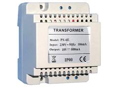 PS-6E Transformator 18V DC für Monitore Einfam-Anlagen