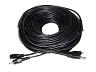 Cinch Kabel Fertigkabel 2in1 für Überwachungskameras RCA 20m 0,9Euro/m